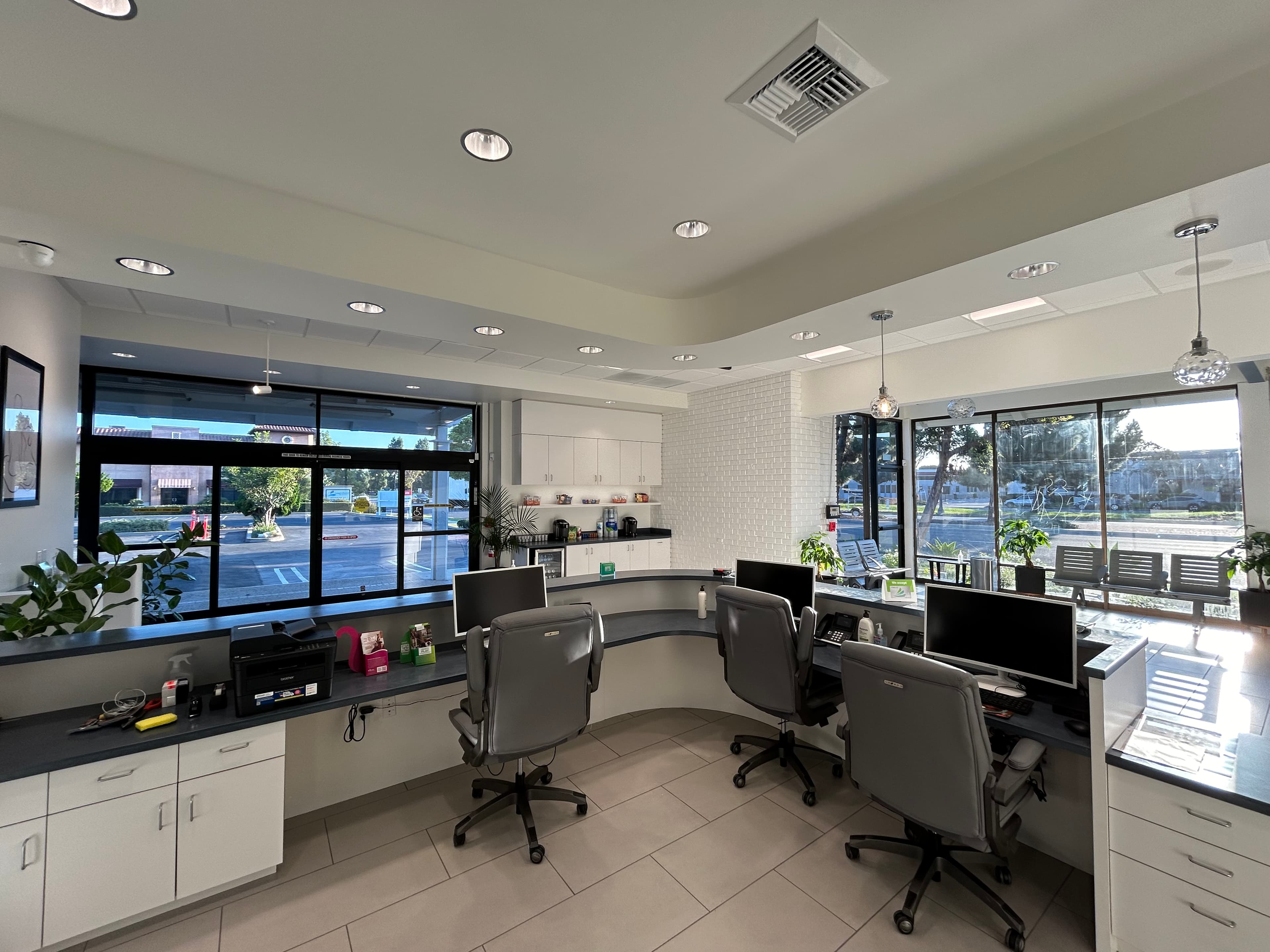 Open commercial space mid-remodel
