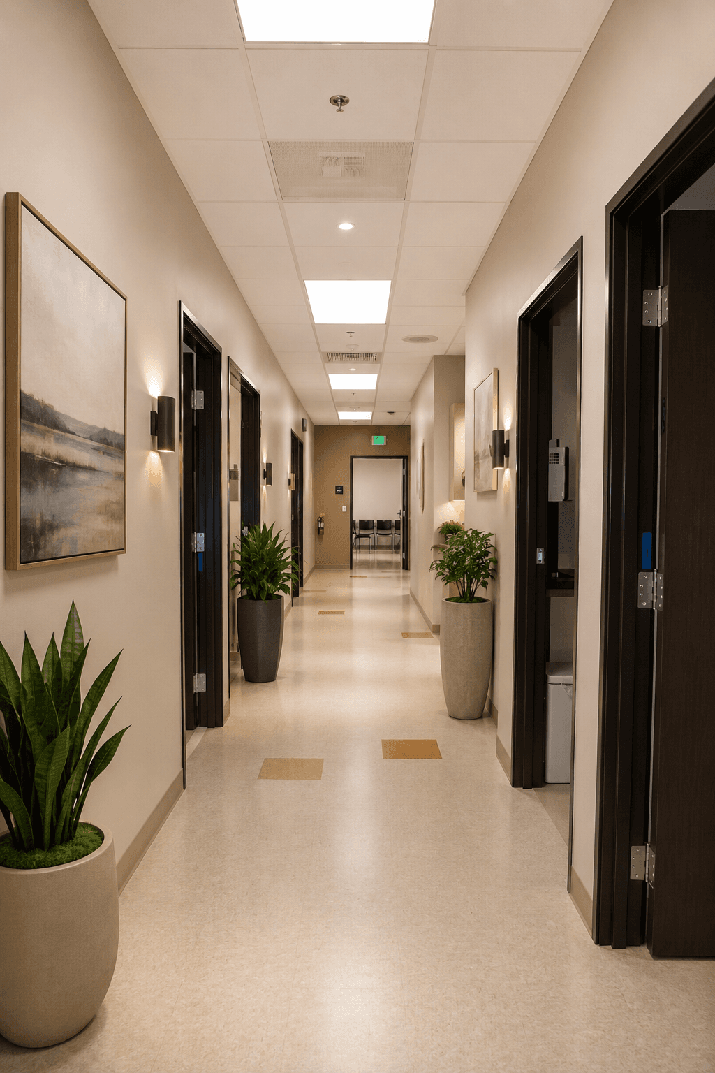 Clinic hallway / workflow
