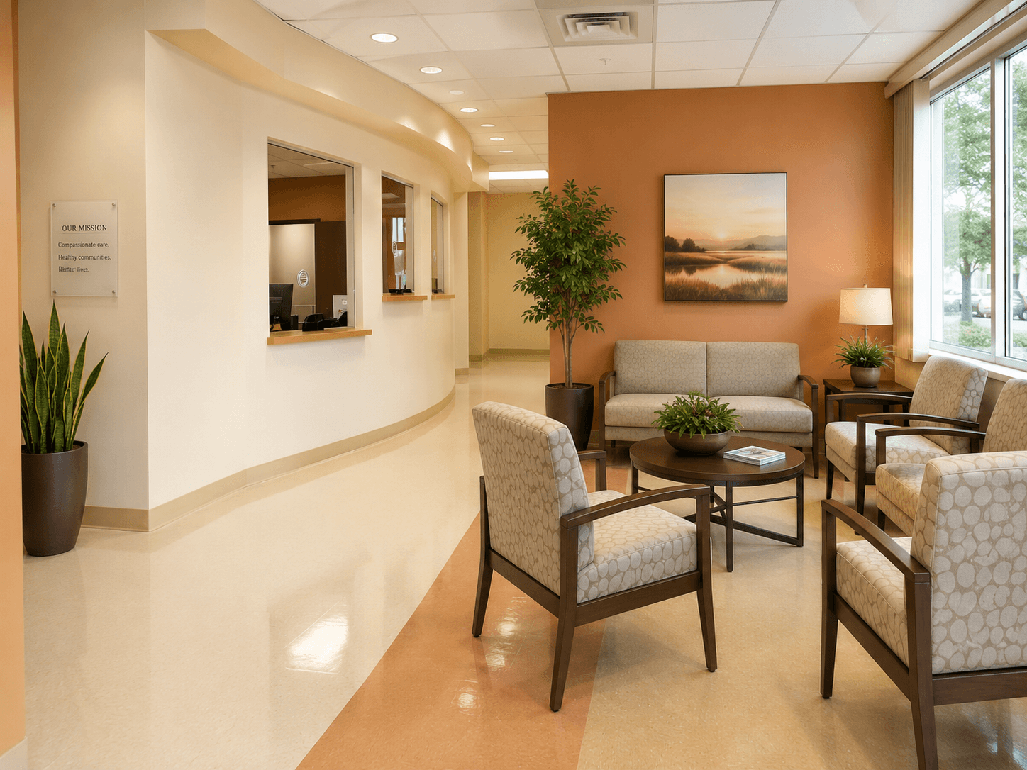 Patient waiting area