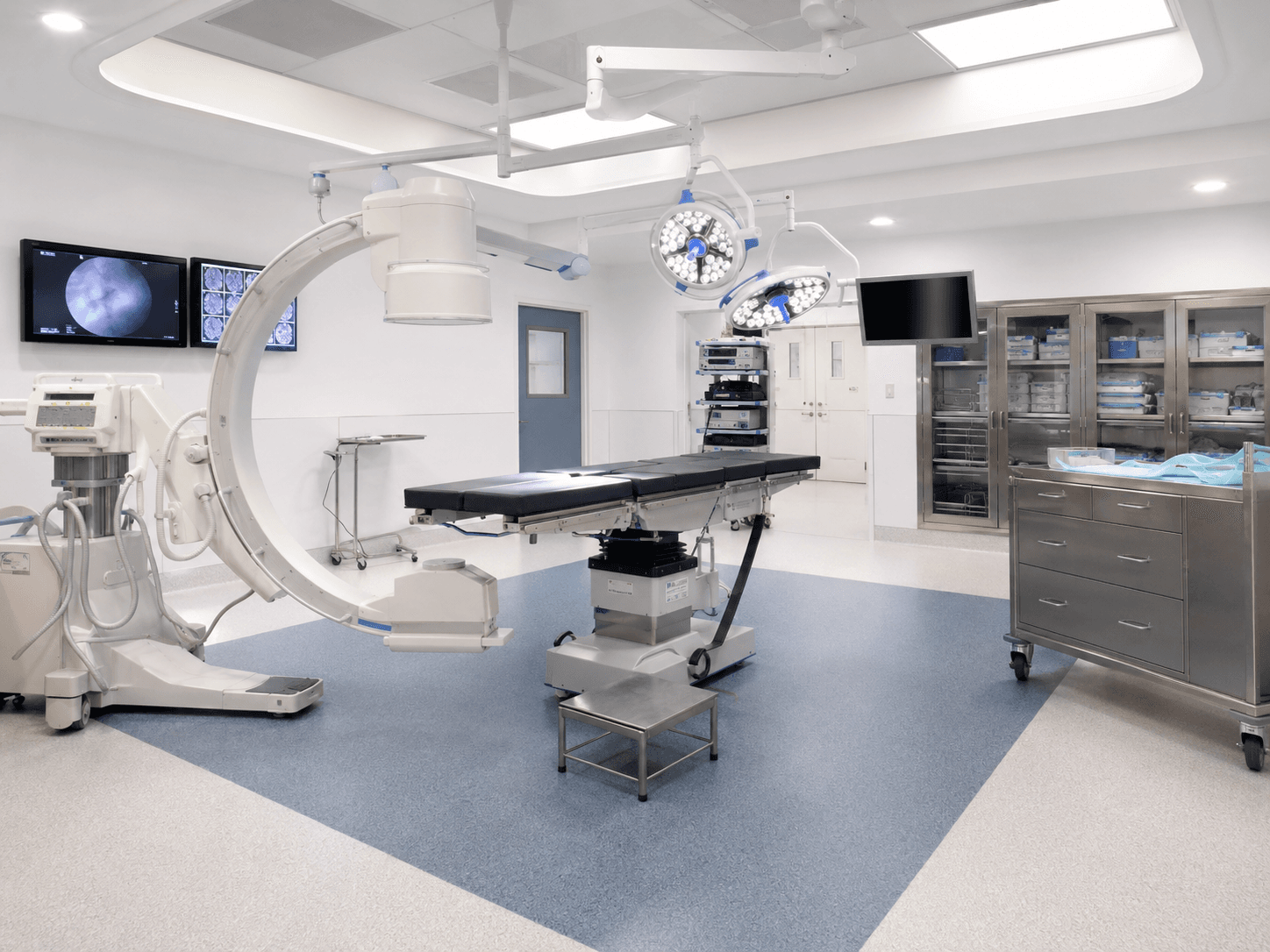Operating room build-out in progress by SE Builders