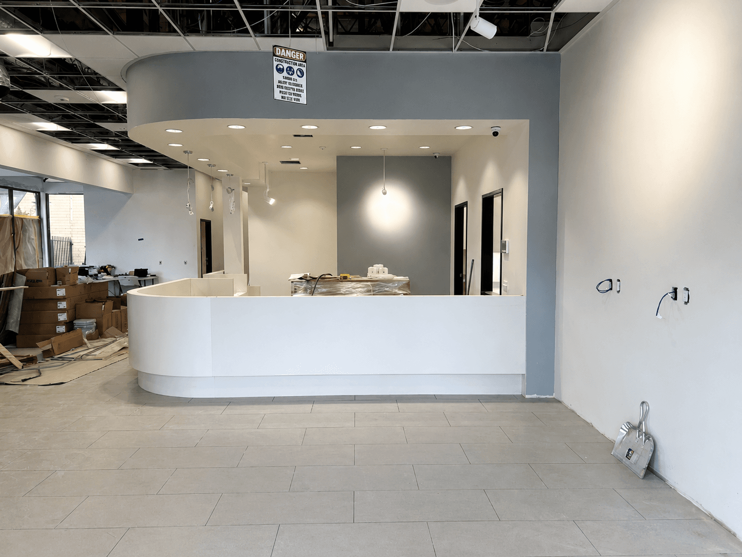 New veterinary surgical suite construction